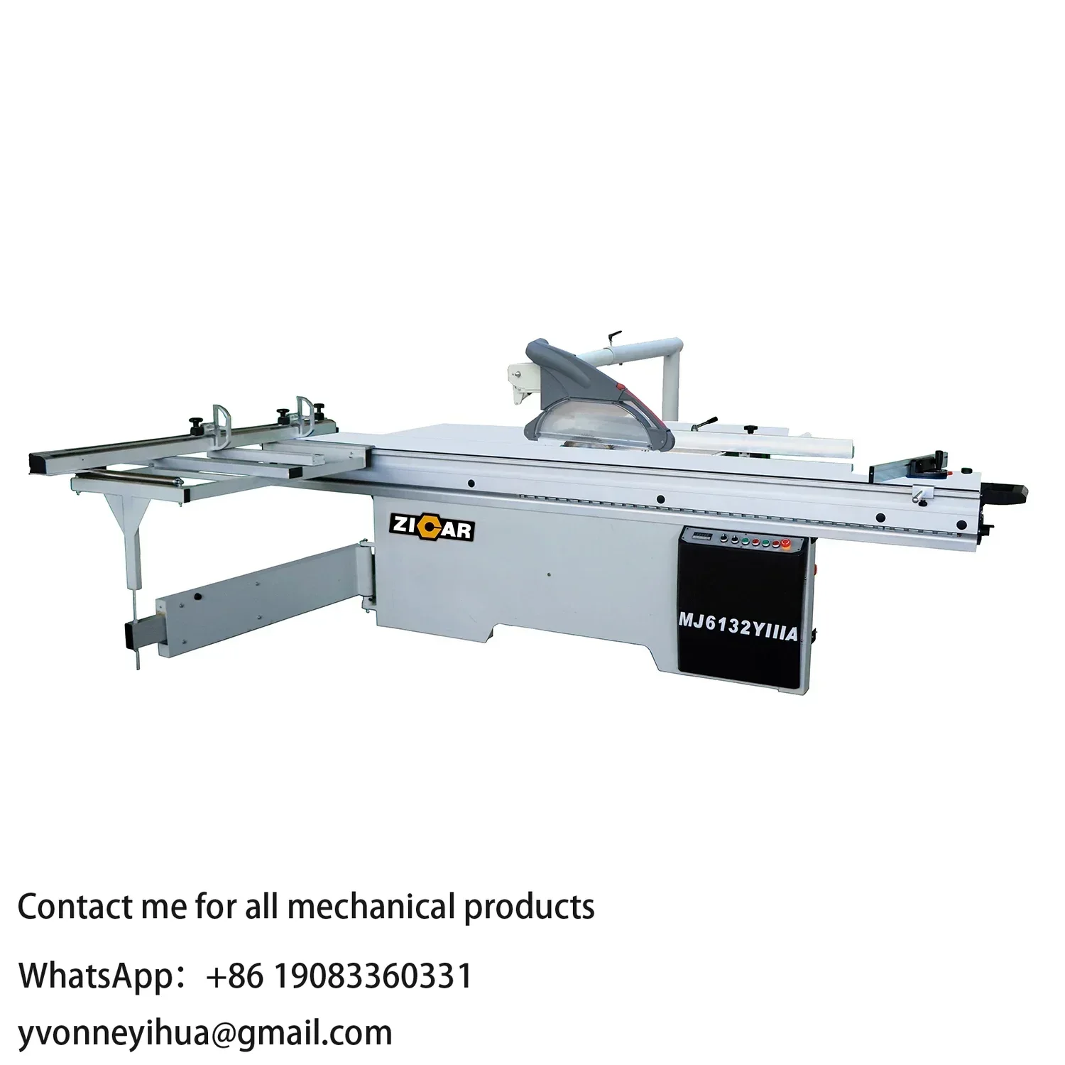 ZICAR Sliding Table Saw MJ6132YIIIA Fully Automatic Saw Machines with Digital Display