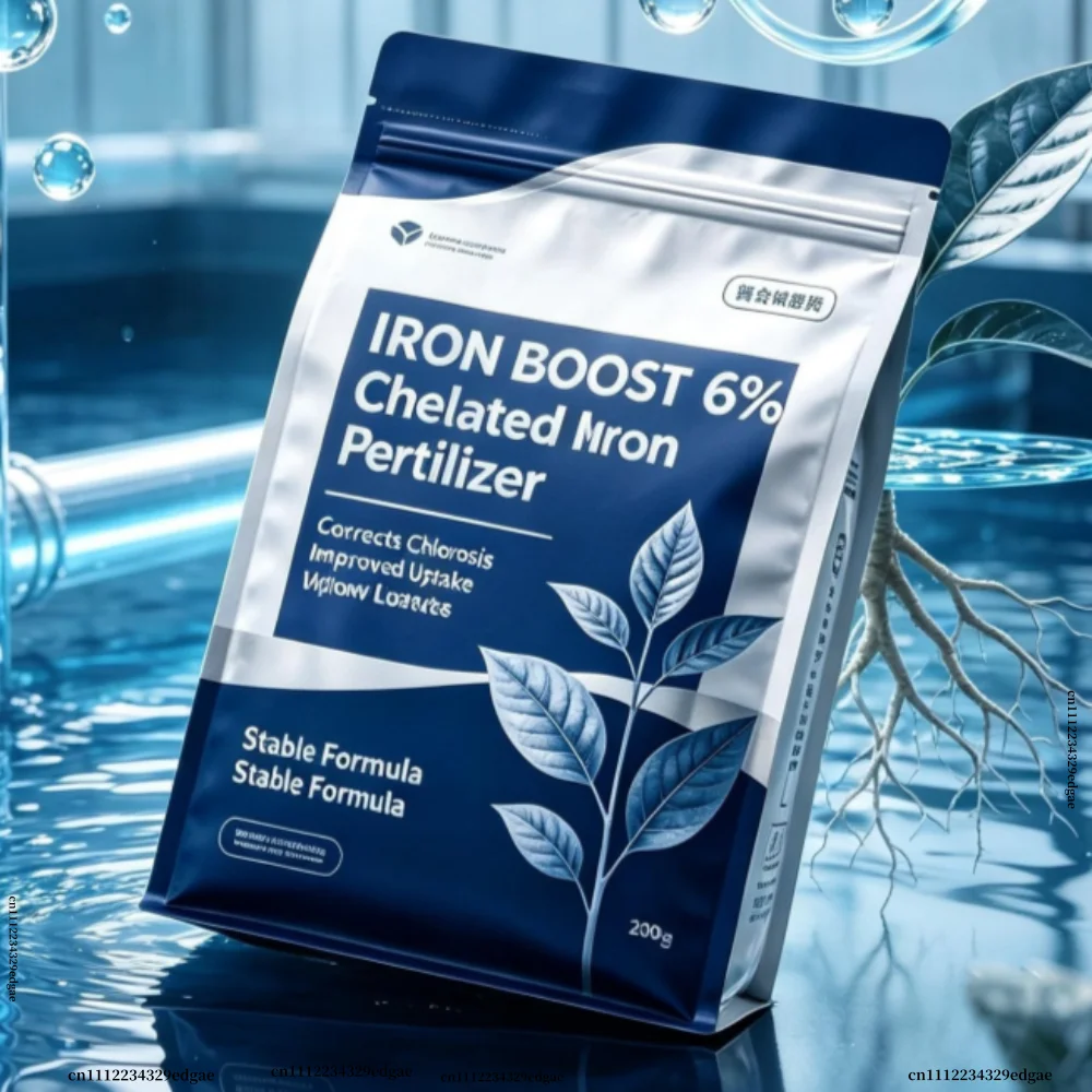 6% EDDHA‑Fe Chelated Iron Water‑Soluble Micronutrient Fertilizer Plant Nutrient Fix Yellow Leaves Improve Iron Deficiency