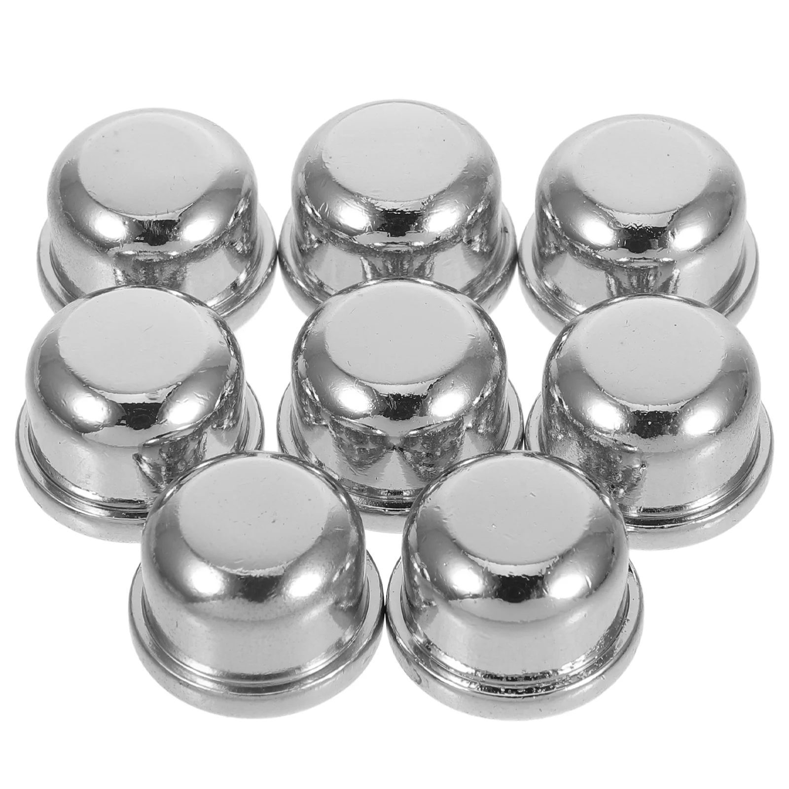 

8pcs Tapped Finial 1/4-28 Iron Ball Knob Decorative Toppers Harp Replacement Lamp Finial Tapped Lamp Accessories