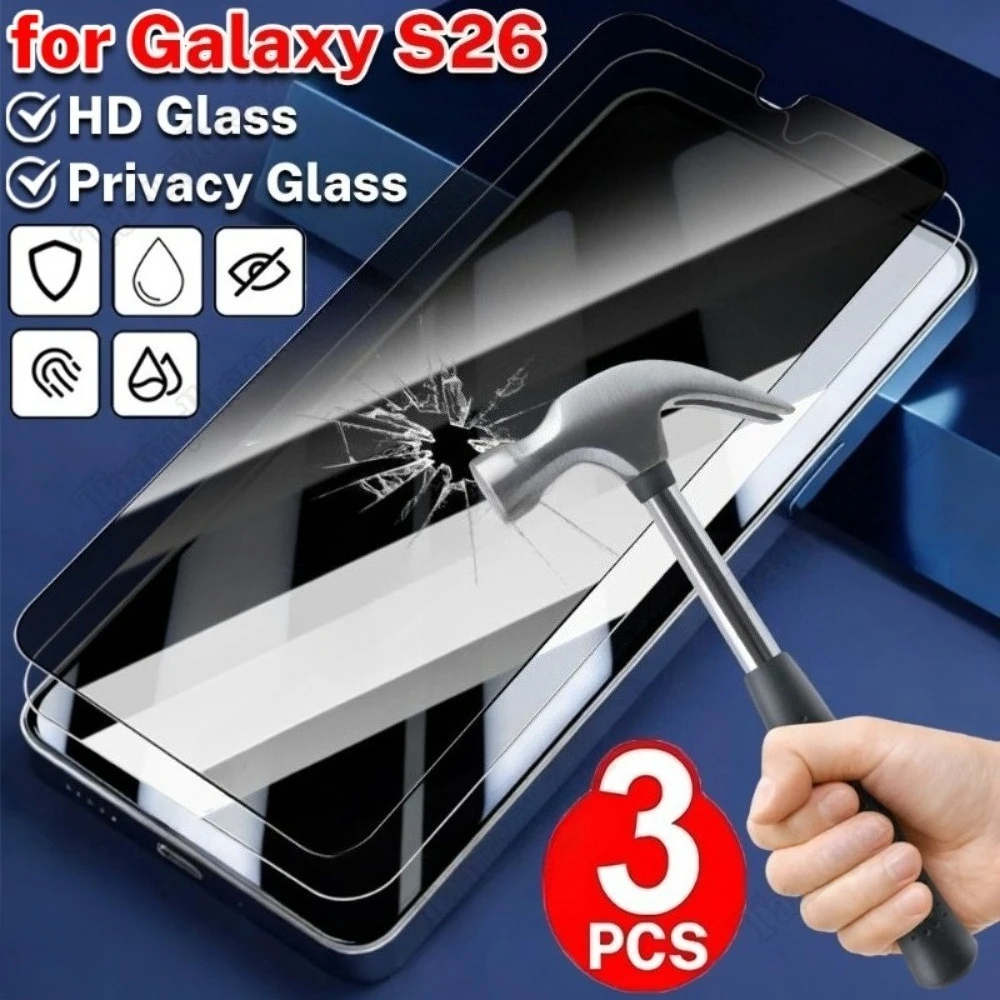

3Pcs Anti Spy Full Screen Protector for Samsung Galaxy S26 S25 S24 Ultra S23 S22 S21 Plus S25 S24 FE Anti-Scratch Tempered Glass