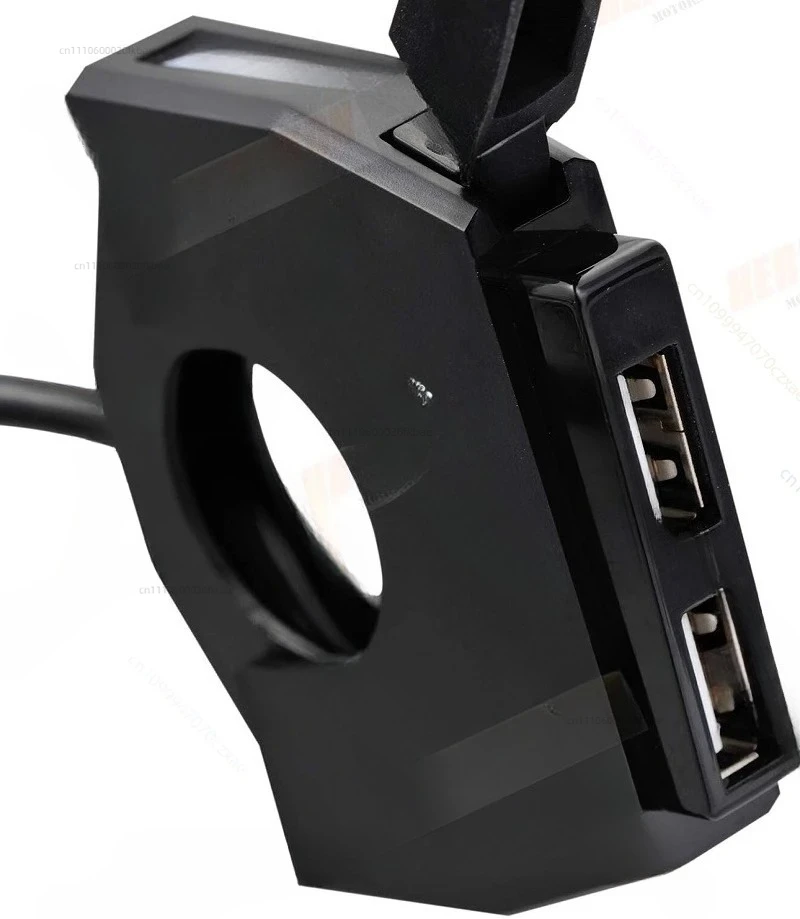 Suitable for Daytona Motorcycle Switch Spotlight Auxiliary Light 2-in-1 Waterproof USB Power Switch Button