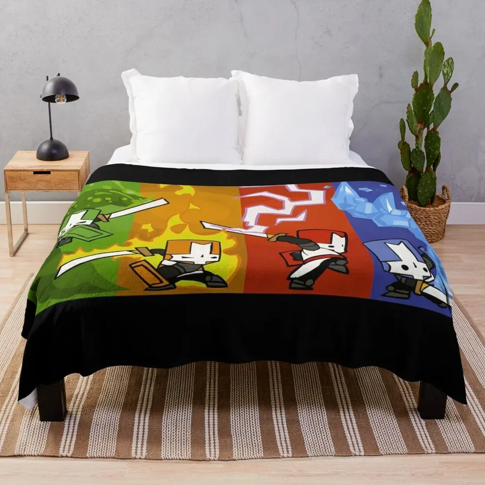 

Castle Crashers Throw Blanket Machine Washable Soft Warm Blanket