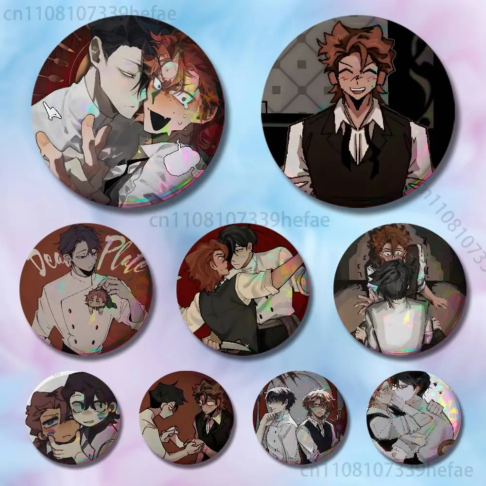 

Rodincent D-Dead P-Plate Pin Tinplate Round Brooch Cosplay Nijigen Otaku Culture Badges 58mm 44mm 32mm 75mm 25mm