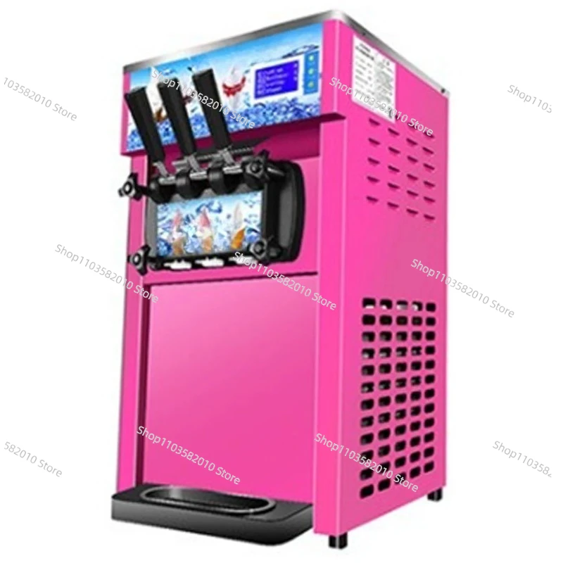 Three flavors ice cream maker commercial soft ice cream machine small three-color ice cream machine
