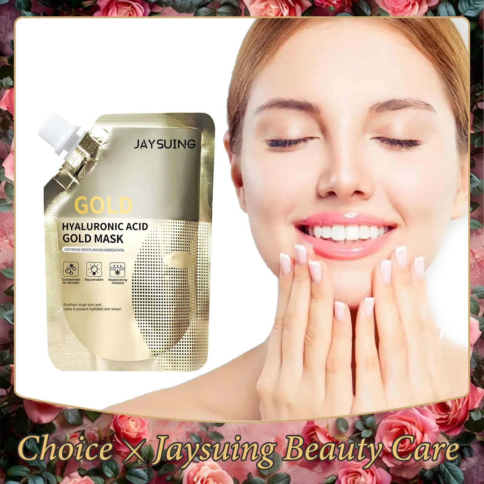 Gold Peel Off Facial Rejuvenation Mask Deep Cleansing Pores Shrink Skin Elasticity Fade Fine Lines Moisturizer Face Firming Mask