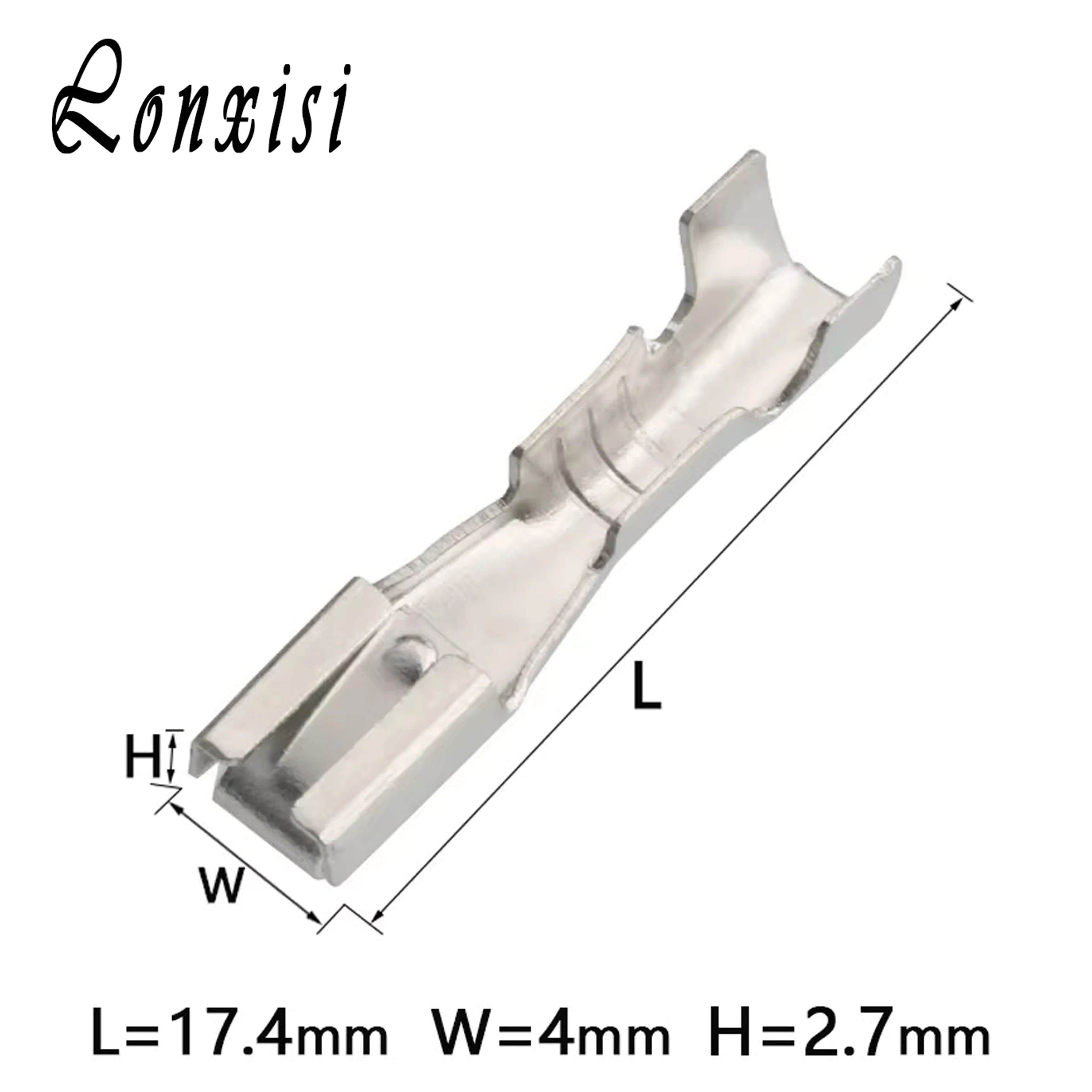 

20/50/100/200 PCS 3mm Automotive Wiring Terminal Cable Housing Female Connector Automotive Wiring Plug DJ621-3-0.6B