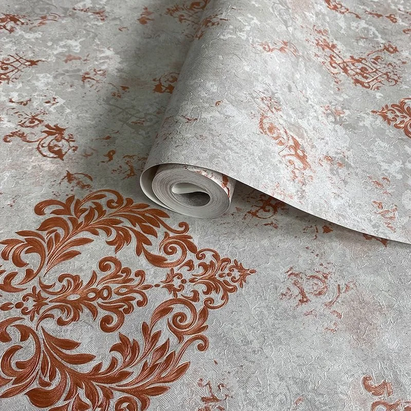 European Damascus Relief Pattern Wallpaper for Living Room Bedroom,hotels,restaurants,clothing Stores,background Wallpaper