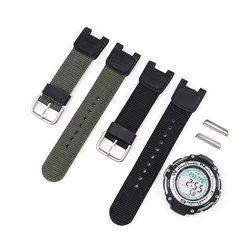 Army Green Needle Folding Buckle for Casio Watchbands SGW-100 Sgw100 Black Men Waterproof Outdoor Durable Quality Watch Strap