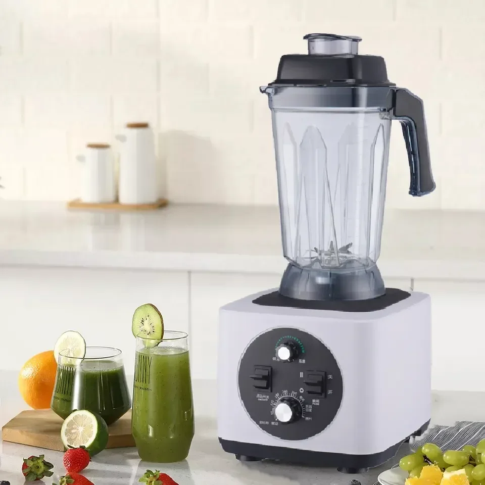 4L Feilong 2600W 2.5L Large Capacity Commercial Juicer with Mixer Grinder Heavy Duty Machine Ice Smoothie Blenders Electric