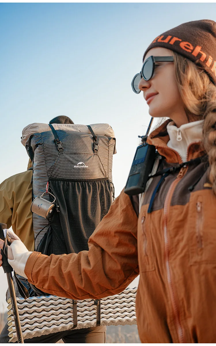 Naturehike Rock 2.0 Wanderrucksack Großer Outdoor-Rucksack für Freizeitsport und Reisen Kletter- und Campingrucksack – Detail 13