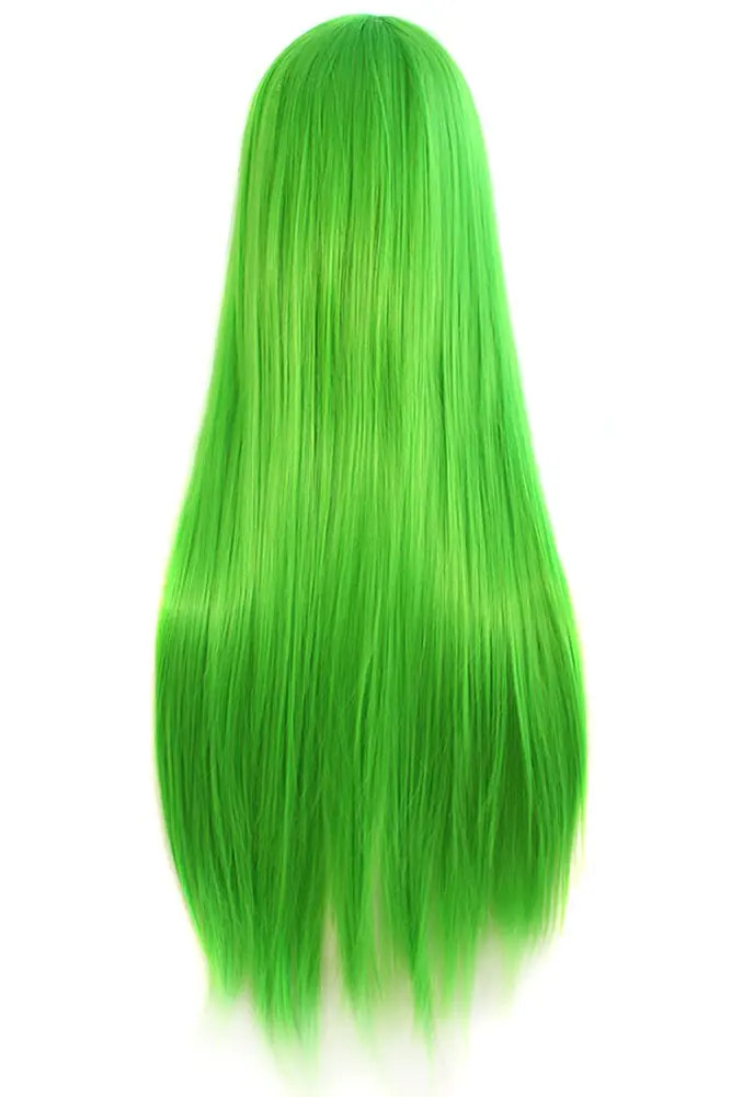 Pelucas de pelo sintético de 80cm de largo, pelucas de Cosplay blancas y moradas, pelo rubio claro para fiesta, peluca recta para mujer