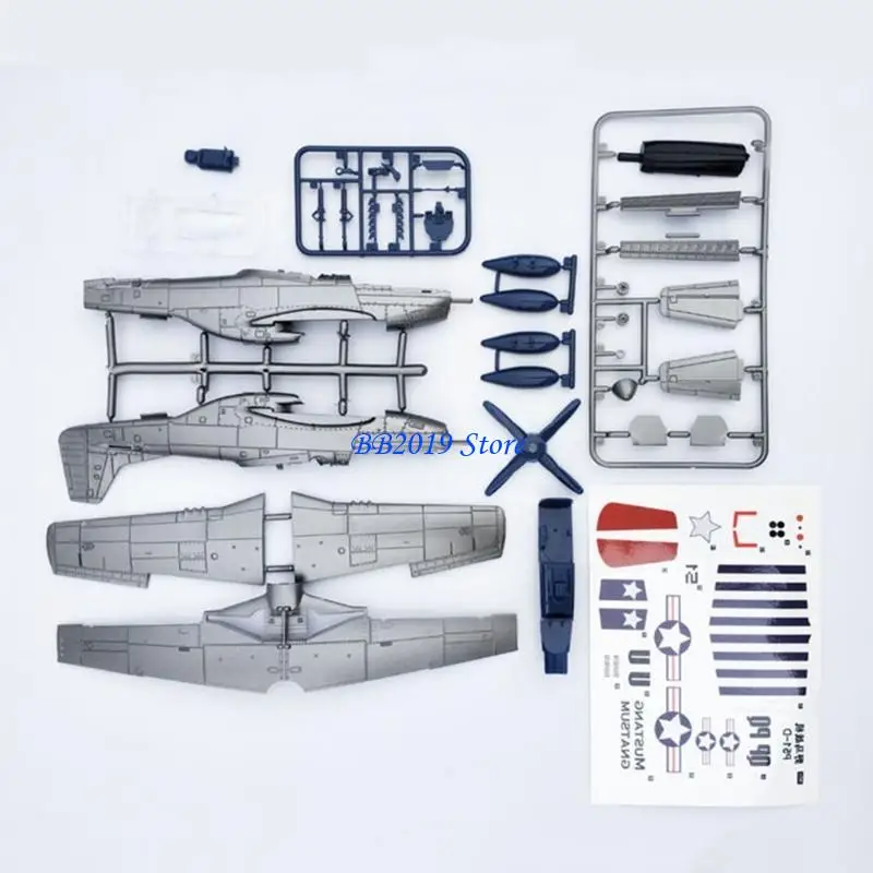 Q0KB 1/48 DIY لعبة مقاتل واقعي #4