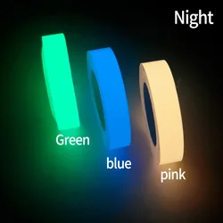 1pcs Luminous Tape Fluorescent Glow In Dark Wall Decorative Self Adhesive Sticker Waterproof Multi-functional Fluorescent Tape