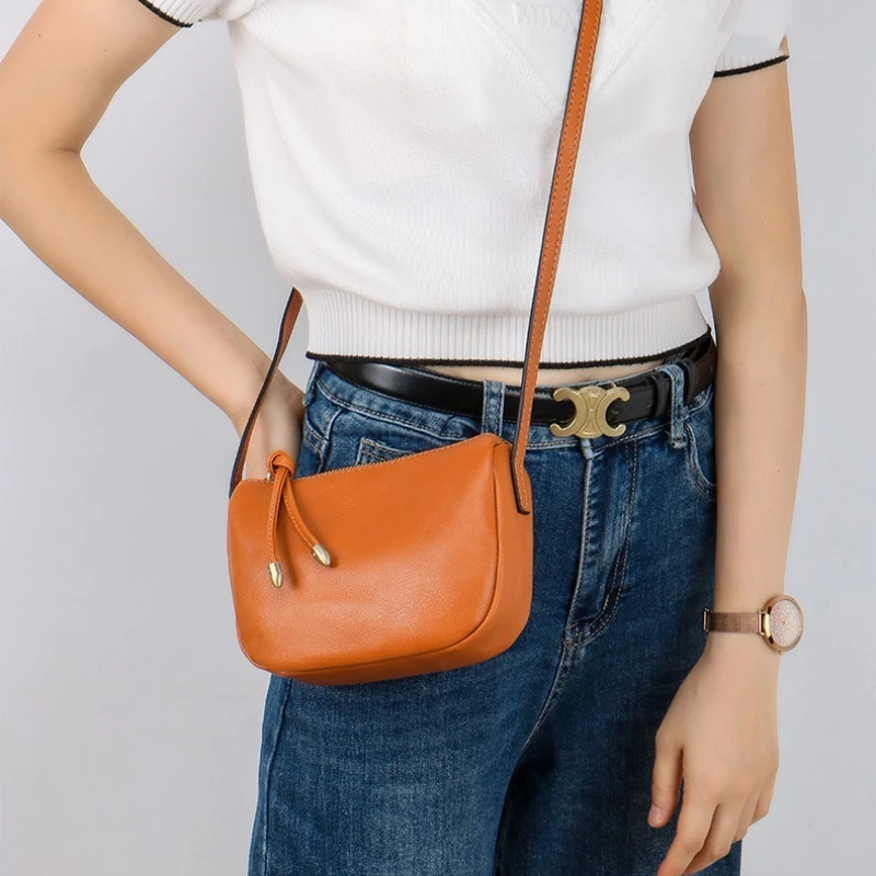 

Crossbody Bags for Women Small Saddle Purse Minimalist High-capacity Cross Body Handbags Vegan Leather Phone Purses