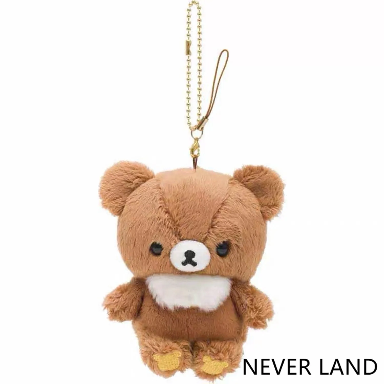 

Новый милый медведь Rilakkuma, плюшевый брелок, цепочки, маленькие детские мягкие игрушки для детей, 12 см