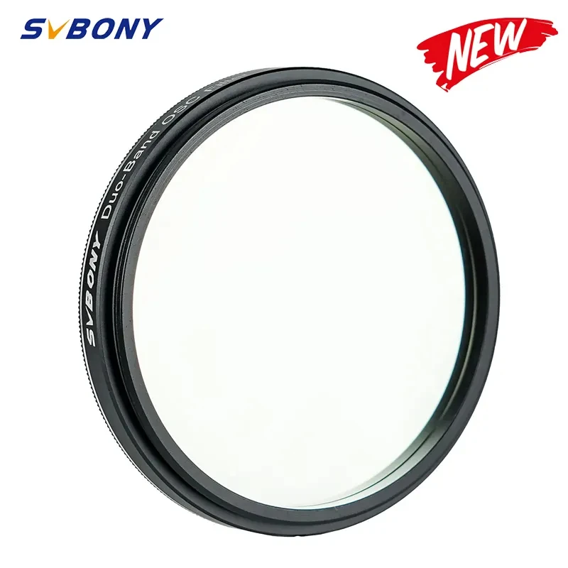 

SVBONY SV220 Dual-Band OIII (7nm) & H-a (7nm) Filter for One-Shot Color Camera Light Pollution Filter for Astrophotography