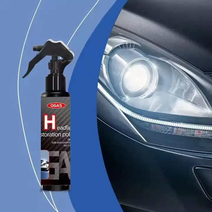 Płyn do renowacji reflektorów samochodowych, płyn do odbudowy soczewek reflektorów, ceramiczny zestaw do polerowania i renowacji reflektorów Re U7H3