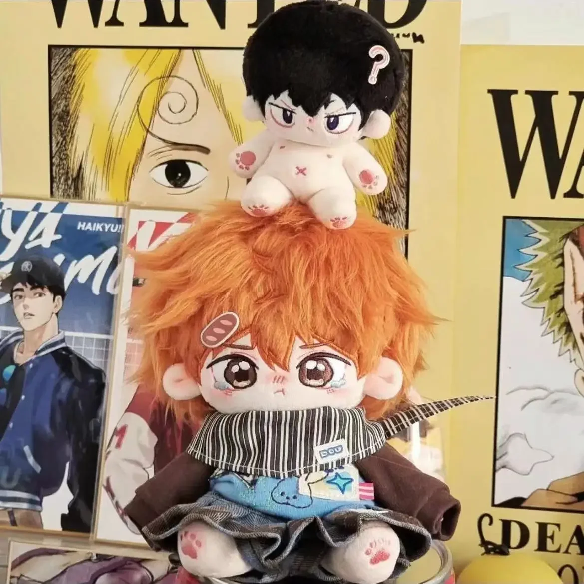 20Cm Gevulde Anime Haikyuu Schattige Hinata Shoyo Figuur Pluche Poppetspeelgoed Voor Kinderen Volwassenen Katoenen Poppen Verkleed Verzamelgeschenken