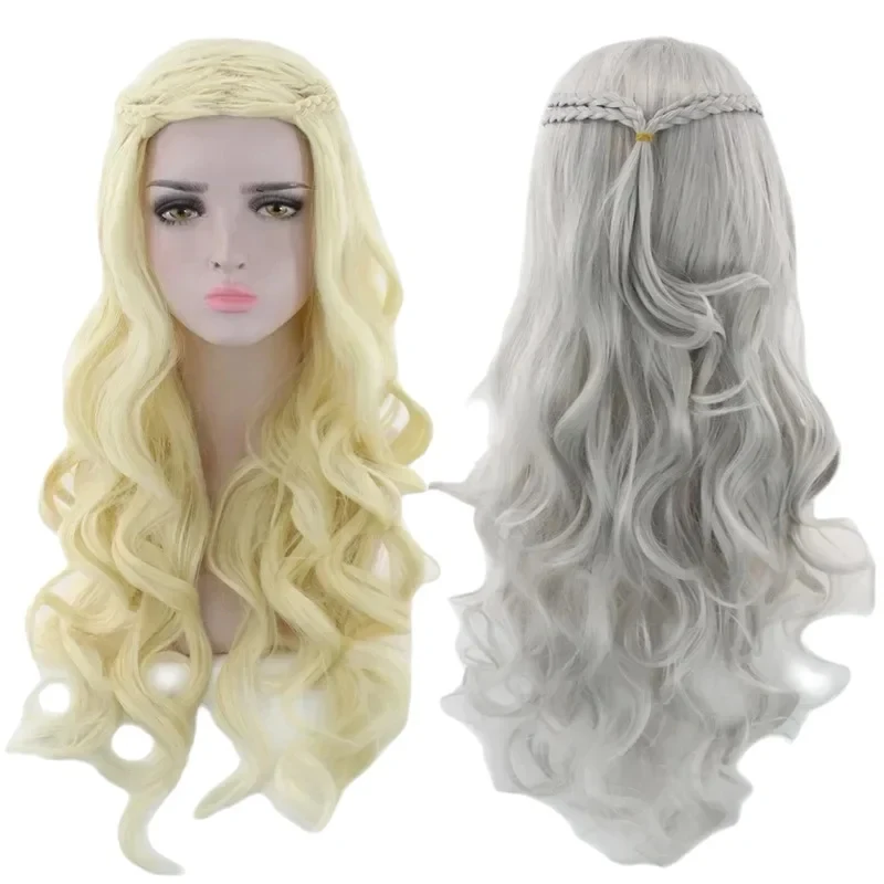 

Fashion Anime Wig Women's Rights Game Ice and Fire Song Dragon Mother Cosplay Wig Synthetic fiber wig