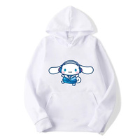 Y2k Cinnamoroll Print Hoodies Women Men Hip Hop Cotton Long Sleeve Jacket Coats Autumn Harajuku Casual Loose Hooded Sweatshirt
