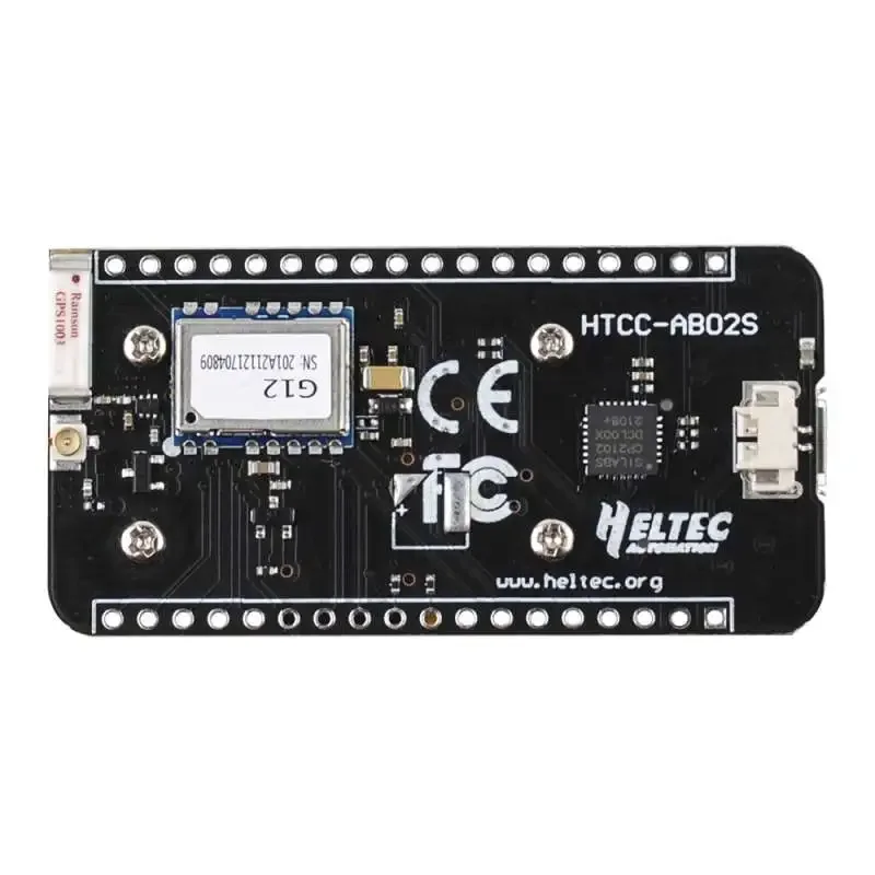 CubeCell HTCC AB02S LoRaWAN GPS Module 868MHz 915MHz Dev Board 0.96 OLED Display Low Power Microcontroller IoT Node Setup