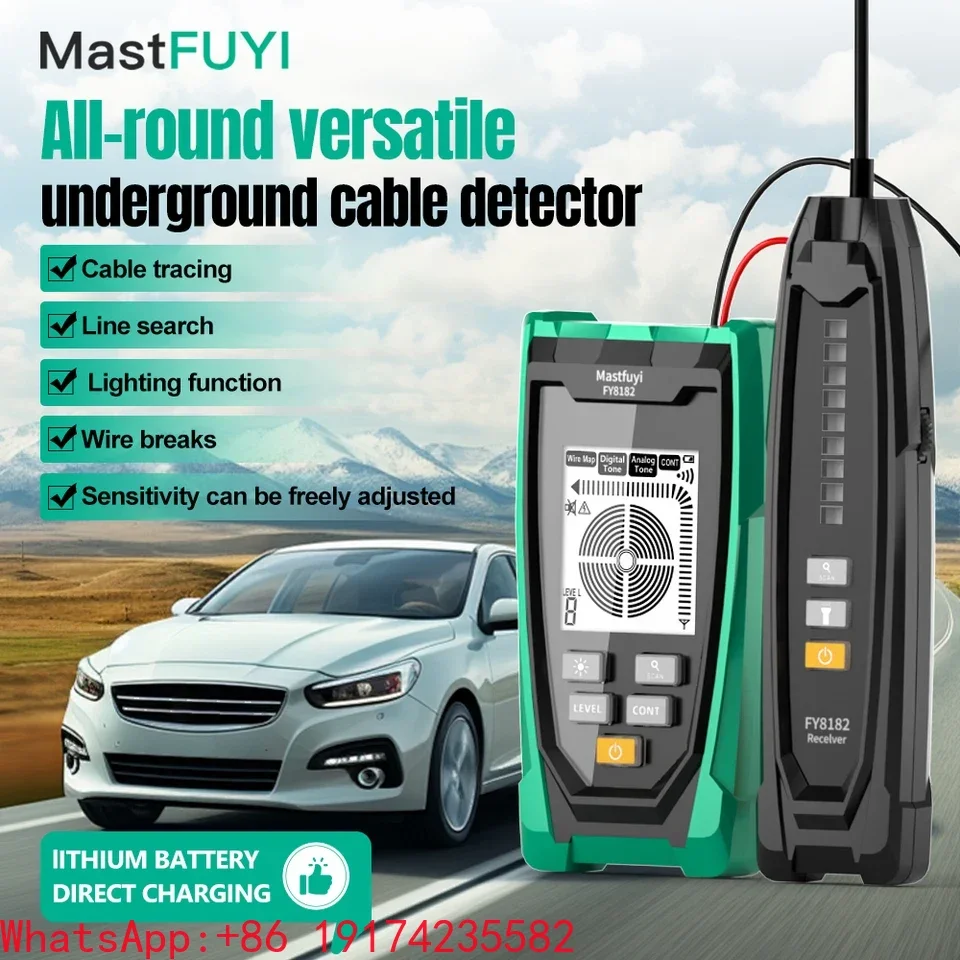 FY8182 Auto Repair Circuit Finder Circuit Maintenance Power Loss Detection Green/Black Sensitivity Adjustable