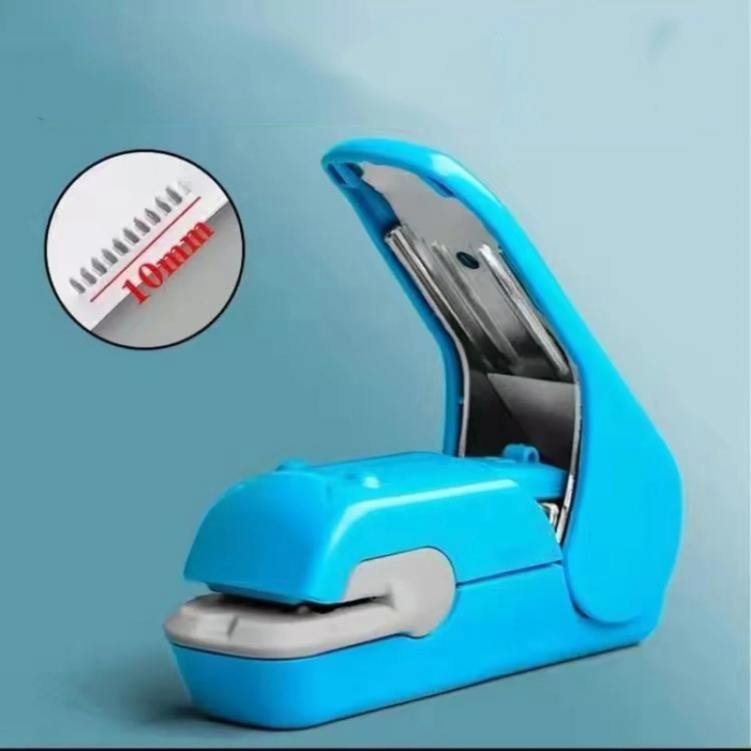 Stapleless Binder 5 Sheets Handheld Holeless Office Tool No Staple Binding, Portable Compact Holeless Stapler