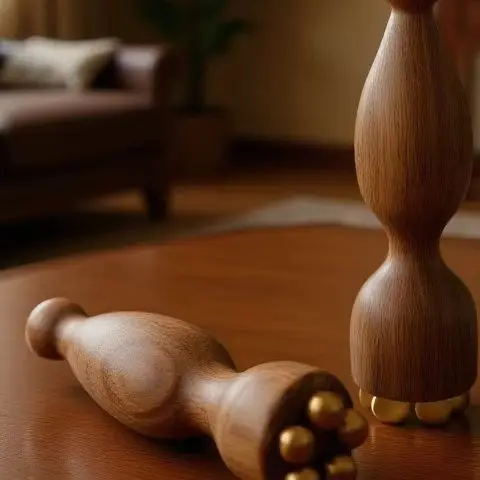 خشب الصندل الأخضر أدوات تدليك الوجه غوا شا العناية بالبشرة الوجه عصي تدليك لوتس البذور شكل مدلك أداة العلاج الطبيعي للوجه