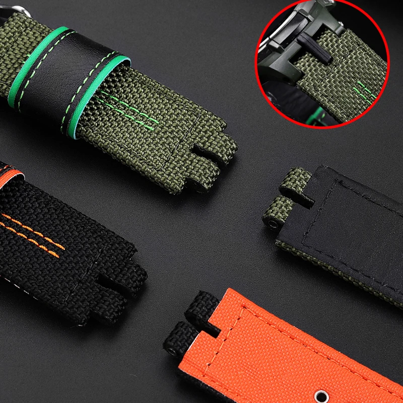 Nylon watch strap for men's wristbands for Casio PRG-300 PRW-6000 PRW-6100 PRW-3100/3000 canvas watch strap watch accessories