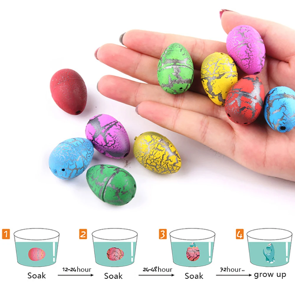 

1/2/5/6pcs/lot Cute Magic Hatching Growing Animal Dinosaur Eggs For Kids Science Educational Children Toys Novelty Gag Toys Gift