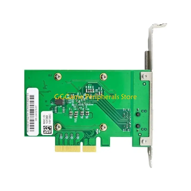 بطاقة خادم U55B AQ107 PCIeX4 10G بطاقة إيثرنت بمنفذ واحد لتحسين سرعة البيانات