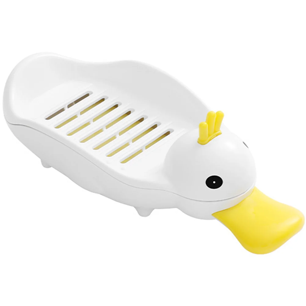 European Style Soap Cute Duck Shaped Box Holder Figurine Plate 195X89X48CM Pp Dish Shower for