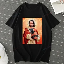 Crazy John Wick Baba Yaga Printed T Shirt for Men Fashion Streetwear T Shirts Action Movie Short Sleeve Tee Shirt Adult Tops