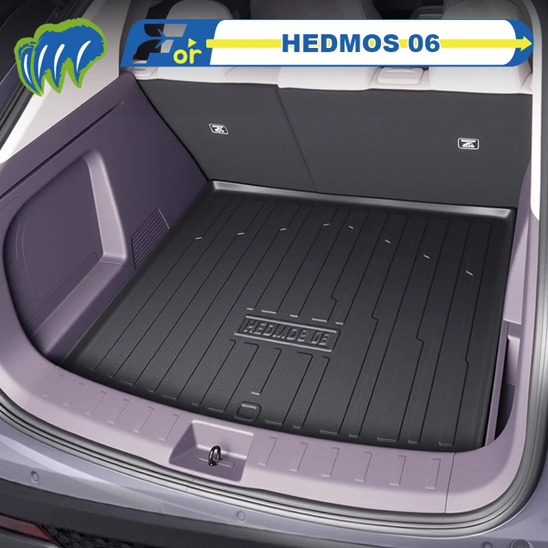 

Для DongFeng HEDMOS 06 2025-2026 Custom Fit TPE Коврик в багажник автомобиля Коврик в багажник 3D-образный лазерный измерительный коврик в багажник Задний коврик в багажник