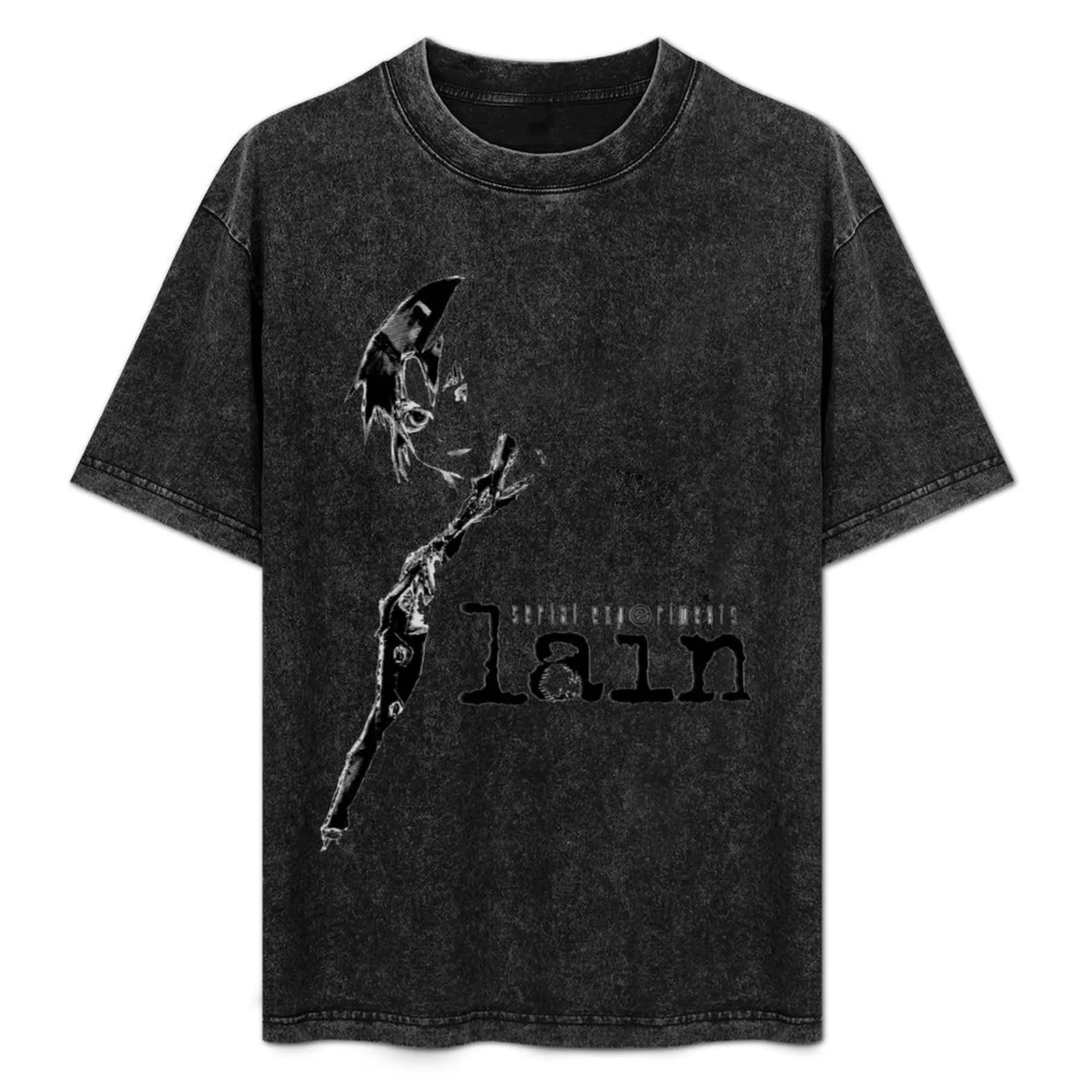 

Serial Experiments Lain - Lain Fade Line T-Shirt man graphic t shirt t shirts for man graphic funny T-Shirt