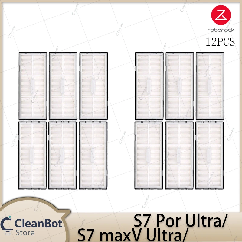 Roborock S7 MaxV Ultra/S7 Pro Ultra Roboterstaubsauger Zubehör Hauptbürste Seitenbürste HEPA-Filter Wischtücher Ersatzteile