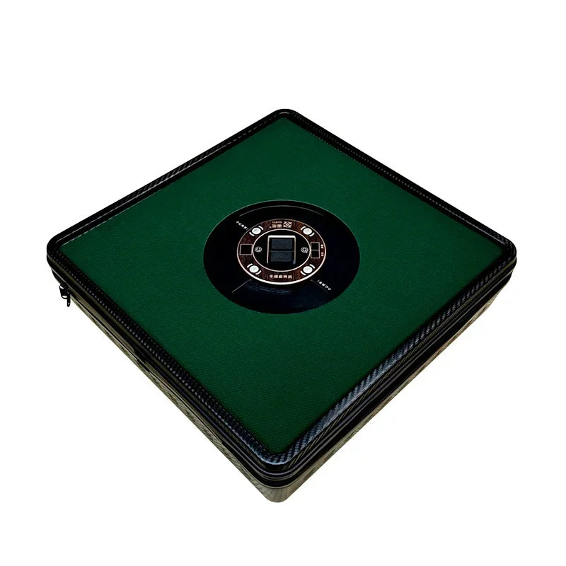 

Queyi Portable Outdoor Mini Mahjong Machine Fully Automatic Car Camping Small Mahjong Table Portable Sparrow Table