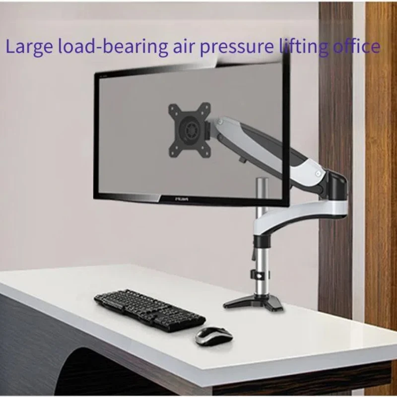 Monitor Mount for 32 Screens, Up to 12 Kg Adjustable Dual Monitor Stand, with 180° Swivel, Tilt, 360° Rotation for Home Office