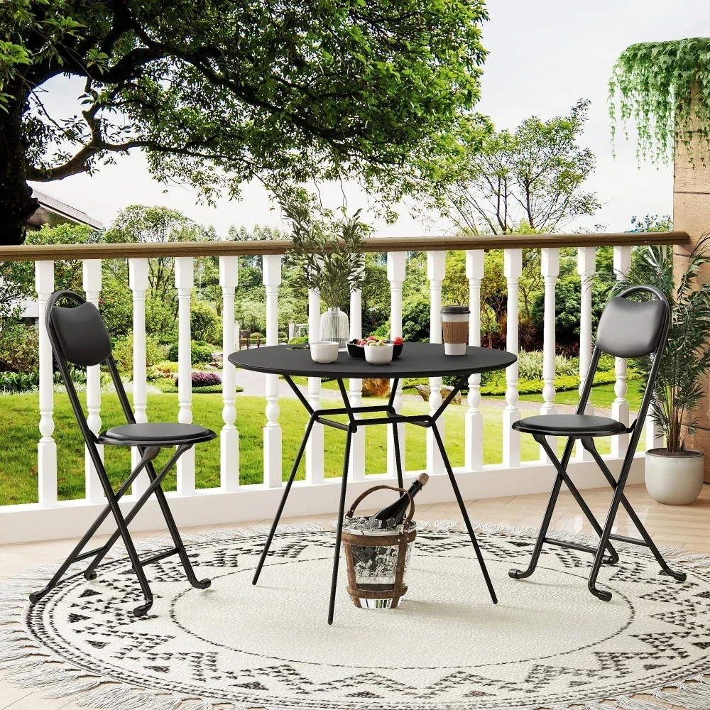 

4pcs Folding Stool with Back, Cushioned Padded Folding Stool, Portable Folding Chairs for Outdoor Indoor Kitchen Shop Cafe,chair