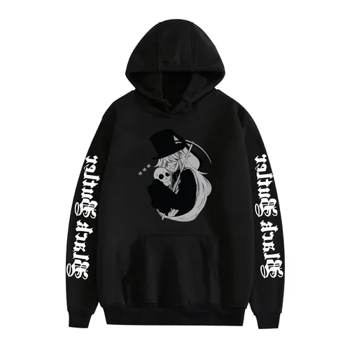 Sudadera con capucha de Anime japonés para hombre Black Butler, jersey de Hip Hop Harajuku para niños y niñas, sudadera holgada y cómoda informal elegante