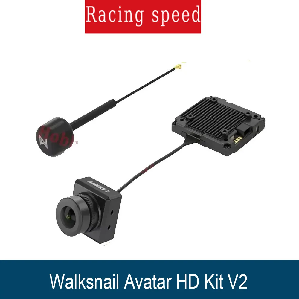 

Walksnail Avatar HD Kit V2 1080P HD 160г ° FOV Камера 8G (без гиропотока) / 32G (с гиропотоком) Встроенное хранилище VTX для FPV