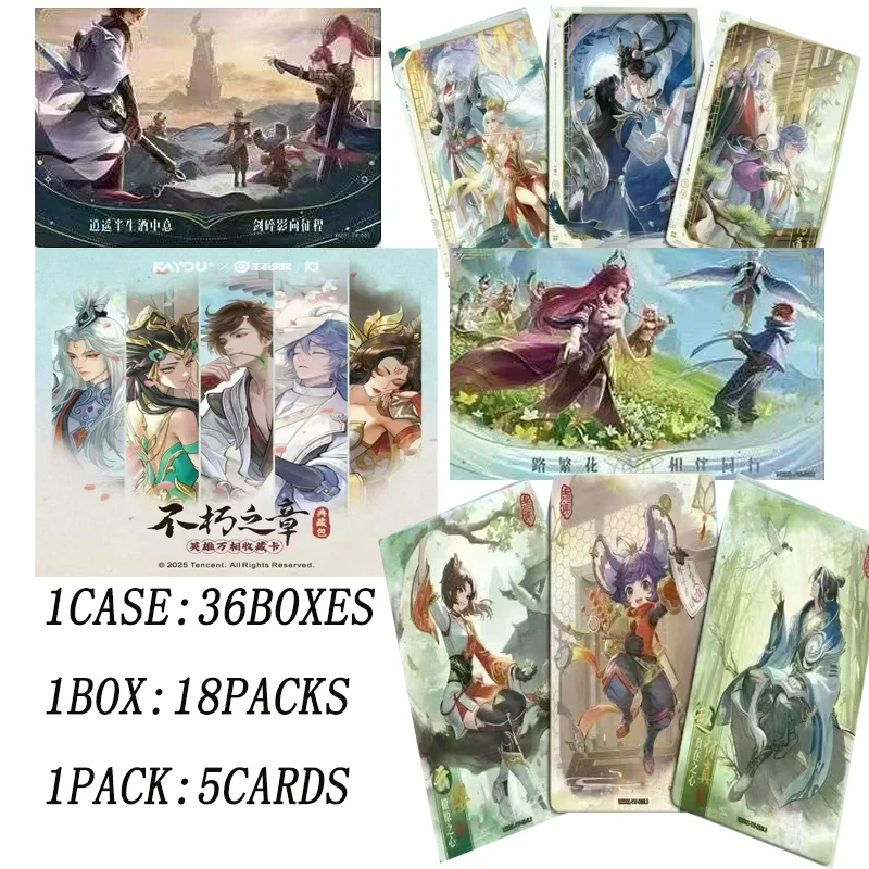 

Оптовые коллекционные карты Honor of Kings Kayou Legendary Hero Art Series Эксклюзивный дизайн кожи Ограниченная серия мобильных игр