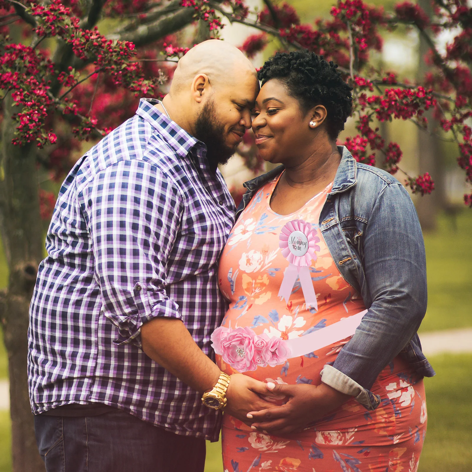 1 مجموعة الحمل الأم حزام حزام البطن الشيفون الأمومة وشاح الصدار مجموعة للطفل دش إعلان صور الدعائم