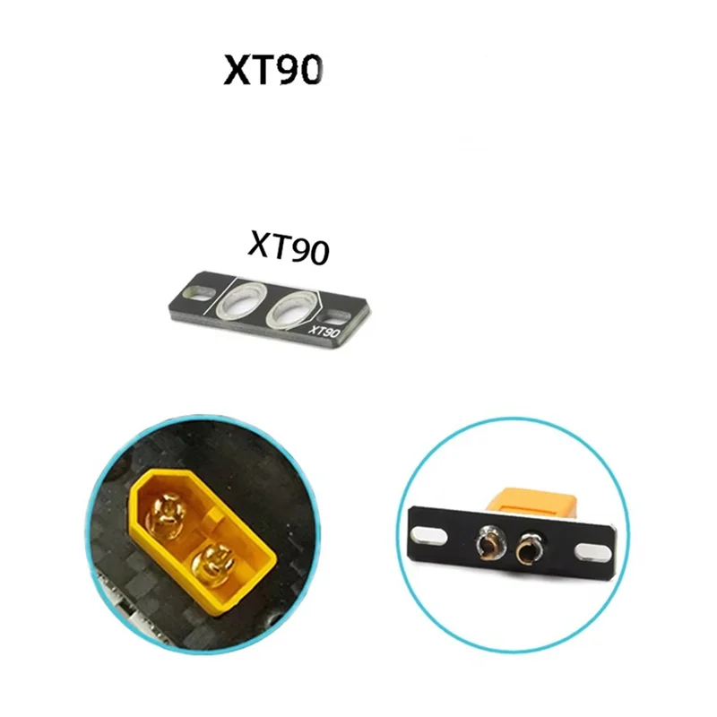 ABZZ-XT30 XT60 XT90 Plug Connectors(10PCS) Fixed Seat Welding Board For RC Model Airplane(Without Plugd) PCB
