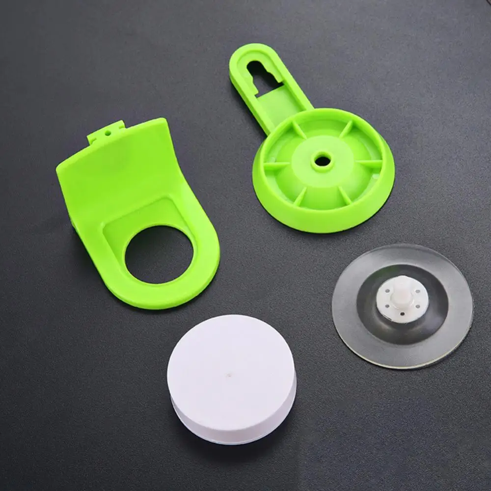 Plastic Wall Suction Cup Hanging Hook Shower Gel Shampoo Holder Rack Shelf