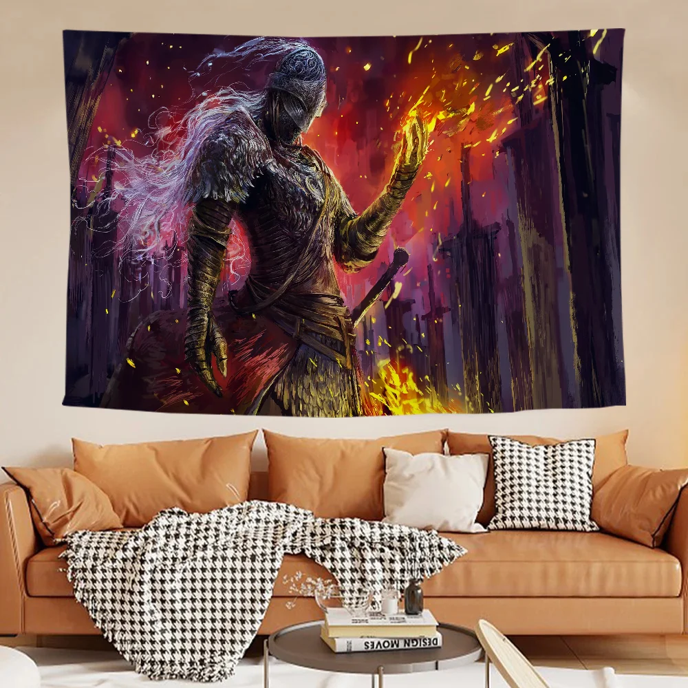 Decoration Wall Hanging Tapestry for Bedroom E-Elden Ring Room Decors Aesthetic Home Decor Tapestries Tapries Decorations Art