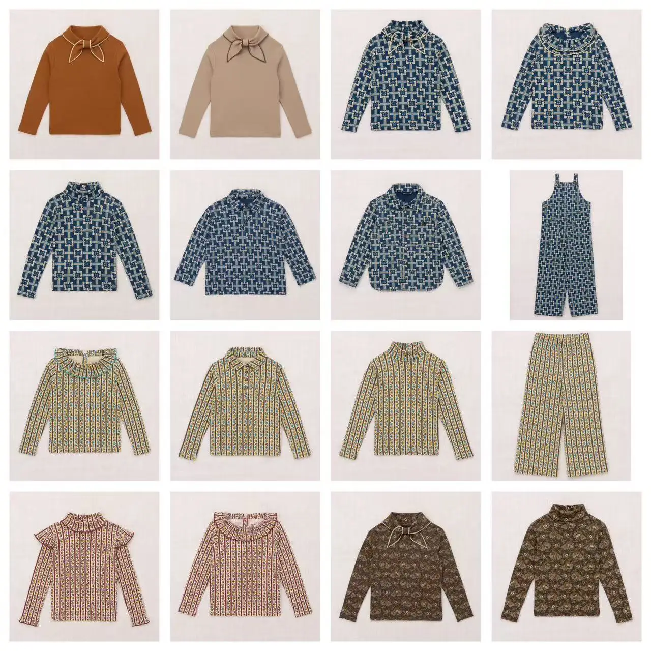 Pre-sale(December) 2026 New MP Autumn Kids SETS for Girls Baby Kids Cotton Clothes Size 4y-14y Children Clothing