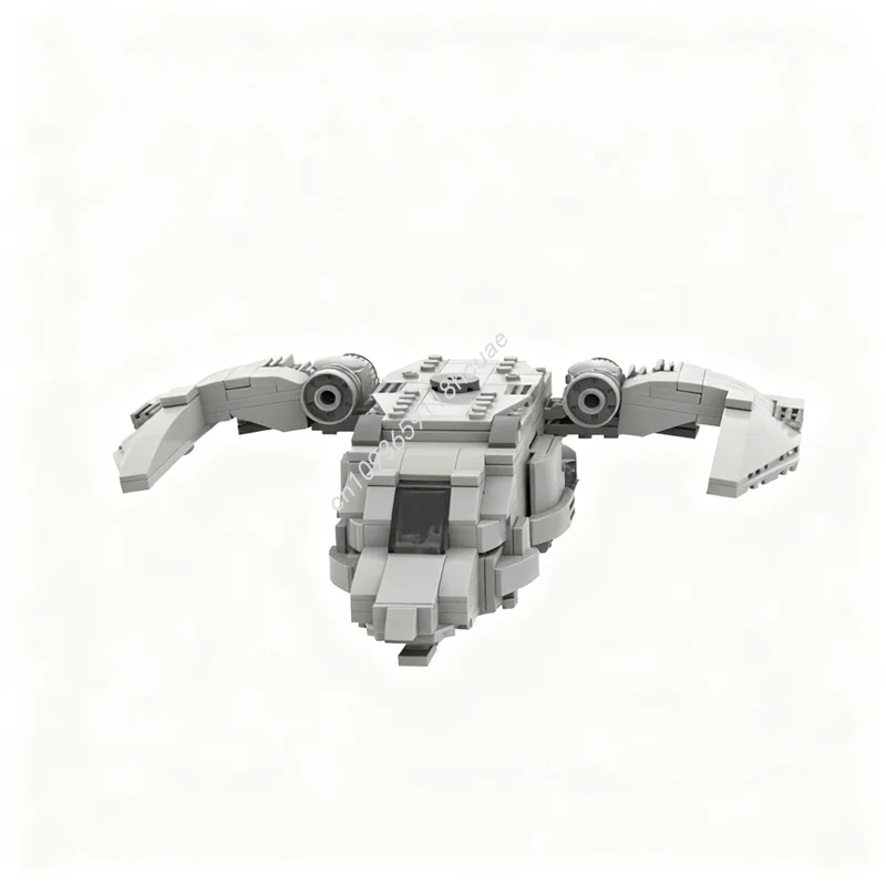 

263 детали MOC Star Battle: Модель космического корабля Vorn Hawk, конструктор, архитектурный набор, рождественский подарок, игрушка для сборки, развивающая идея для обучения