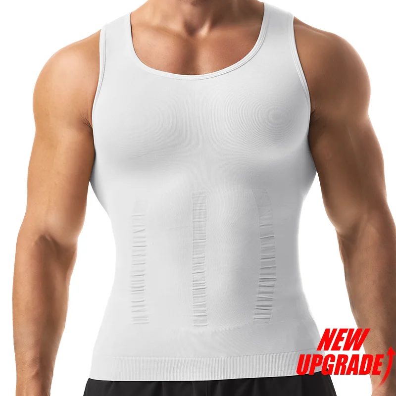 

Men Body Shapers Fitness Elastic Abdomen Tight Fitting Sleeveless Shape Shirt Tank Tops Slimming Weight Loss Shaping Vest
