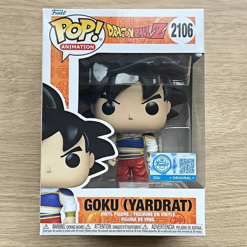 Funko Pop! Original Dragon Ball Z Super Saiyan Goku Yardrat Chase #2106 Vinyl Figure Collectible Model Desktop Ornament Toy Gift - view 6